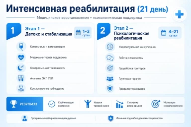 Реабилитация за 21 день в Рязани